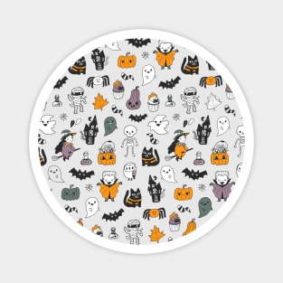 Halloween Pattern Magnet